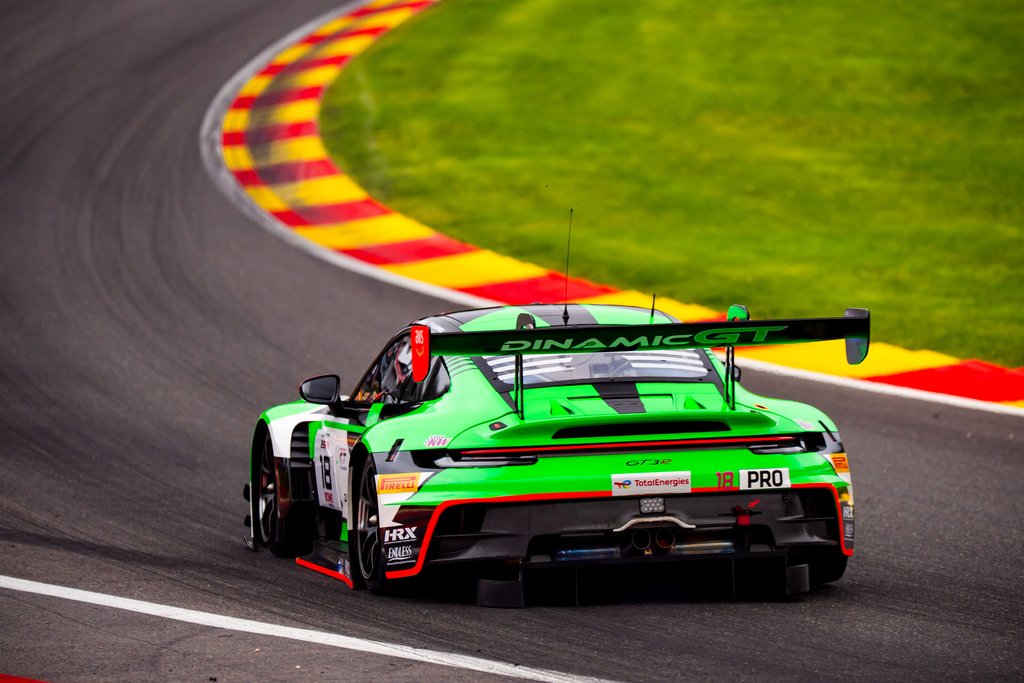 Skuffelse på Spa-Francorchamps: Bastian Buus udgik fra 24-timersløbet
(Foto: Dinamic GT)